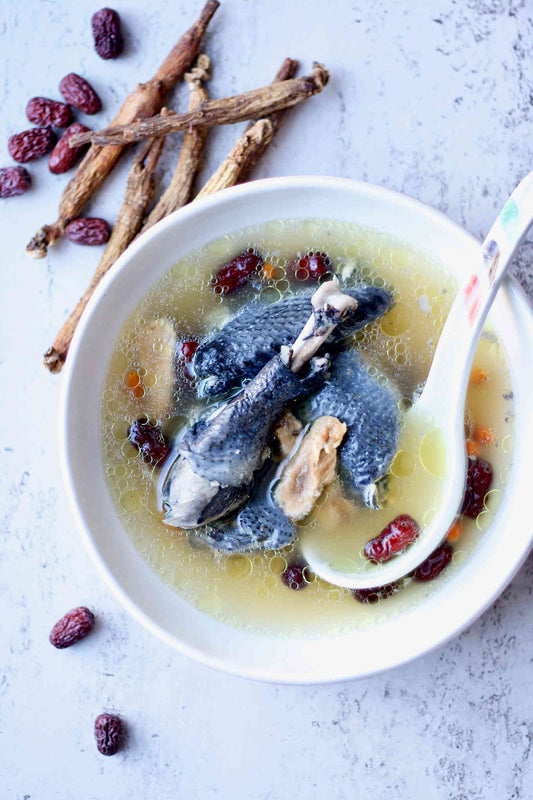 Silkie Chicken Ginseng Soup
