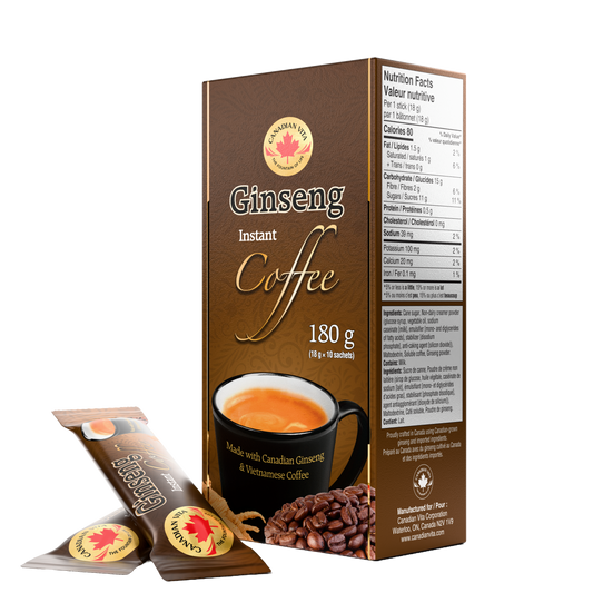 Canadian Vita Instant Ginseng Coffee - 10 sticks